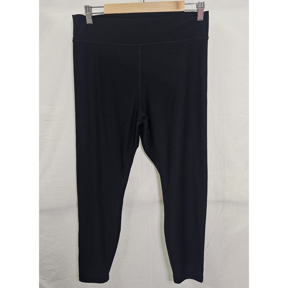 Old Navy Active Go-Dry Women's Fitted Capri Leggings Black Size Large Athletic